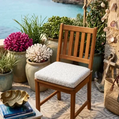 cojin para silla coralium gris