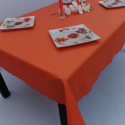 Mantel liso naranja