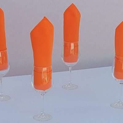 Servilletas naranjas