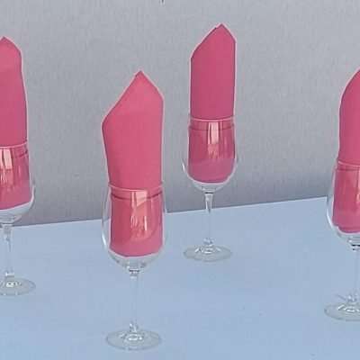 Servilletas rosas