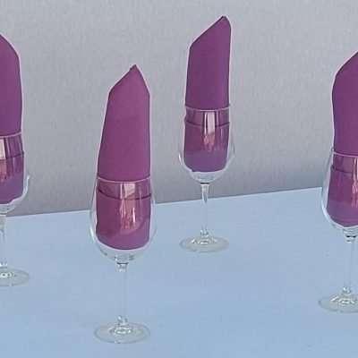 Servilletas moradas
