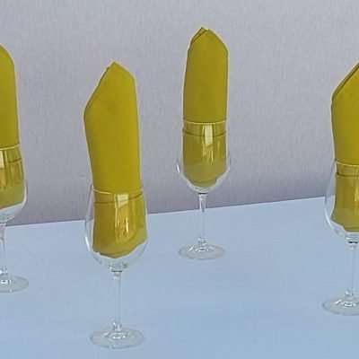 Servilletas mostaza