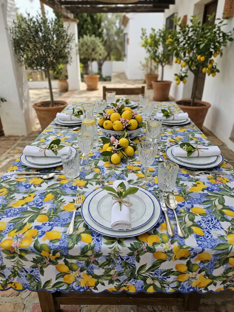 mantel limon andaluz